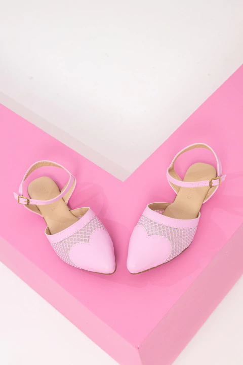 4008 - Sapatilha Flat coração balé - comprar online