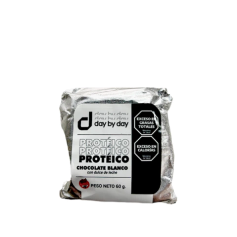ALFAJOR DE CHOC. BLANCO PROTEICO SIN TACC - DAY BY DAY