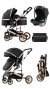 PRONTA ENTREGA - Modelo Dreams - Kit Travel System 3 em 1 (Moisés, carrinho e bebê conforto)2 - comprar online