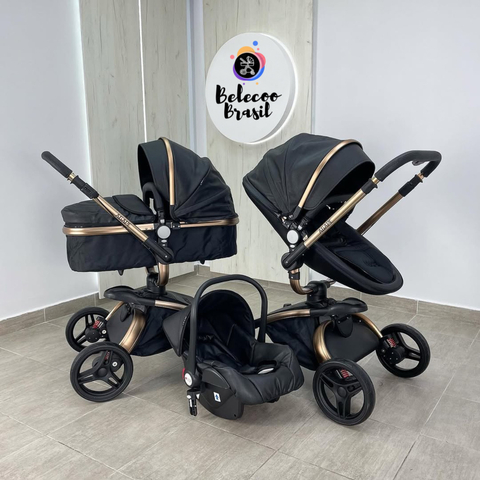 PRONTA ENTREGA - Carrinho de bebê Travel System 3 em 1 Ágape Max 360° - comprar online