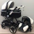 Belecoo Luxury 3 em 1 - Moisés, carrinho de passeio e bebê conforto