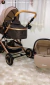 PRONTA ENTREGA - Belecoo Confort 3 em 1 com Moisés, carrinho de passeio e bebê conforto
