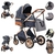 Imagem do Pronta entrega - Kit Bolina 3 em 1 - Moisés, carrinho de passeio e bebê conforto