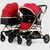 Carrinho para gêmeos 2 em 1 - Belecoo Twins - Moisés e Passeio - Belecoo Brasil 