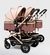 Carrinho para gêmeos 2 em 1 - Belecoo Twins - Moisés e Passeio