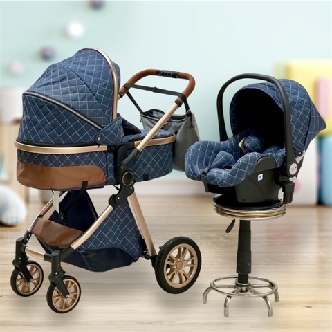 Pronta entrega - Kit Bolina 3 em 1 - Moisés, carrinho de passeio e bebê conforto - comprar online