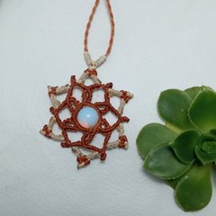 Mandalas de macrame y piedras - tienda online