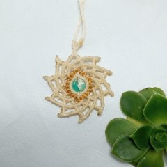 Mandalas de macrame y piedras - comprar online
