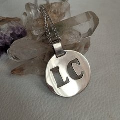 Dije Iniciales Plata