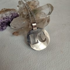 Dije Iniciales Plata - comprar online