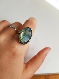 Anillo Nativo ( Labradorita )
