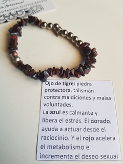 Pulsera piedras escallas en internet