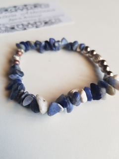 Pulsera piedras escallas - Ilusión Artesana