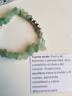 Pulsera piedras escallas en internet