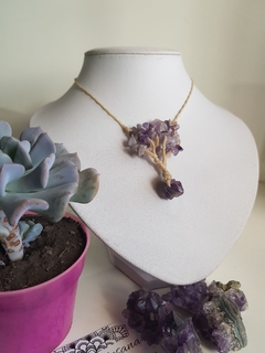 Arboles de la Vida de Macramé y piedras