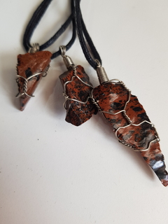 Collar piedras en bruto - tienda online