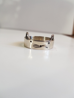 Anillo Gatito Alpaca - Ilusión Artesana