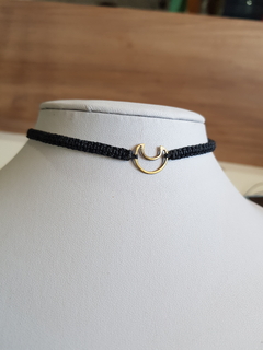 choker nudo de bruja y luna