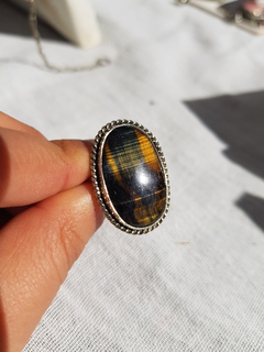 Anillo ojo de tigre - comprar online