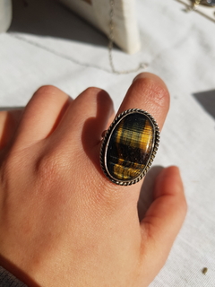 Anillo ojo de tigre