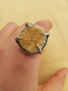 Anillo Drusa Citrino - comprar online