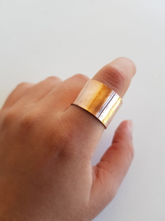 Anillo cobre liso