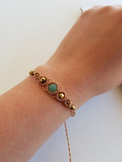 pulsera / tobillera piedras boho