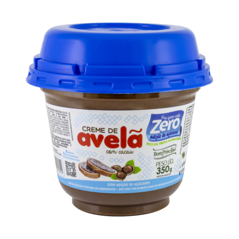 CREME DE AVELA COM CACAU 350g - BOM PRINCIPIO