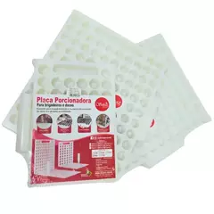 PLACA PORCIONADORA DE DOCES E BRIGADEIRO 10g SOLRAC - 1,5 X 19 X 28 CM - (50 FUROS - 10 GRAMAS) solrac