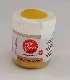 PO DECORAC LH METALICA OURO CINTILANTE (5G) - ART DECOR