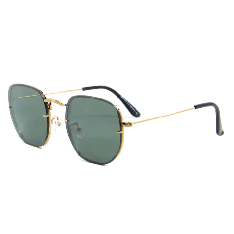 Óculos Hexagonal Infinite Verde