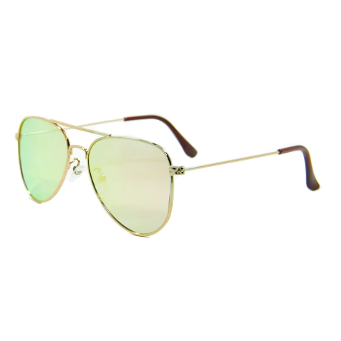 Óculos Aviador Rosa Espelhado