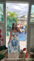 Vestido Tropicana Floral Azul - comprar online