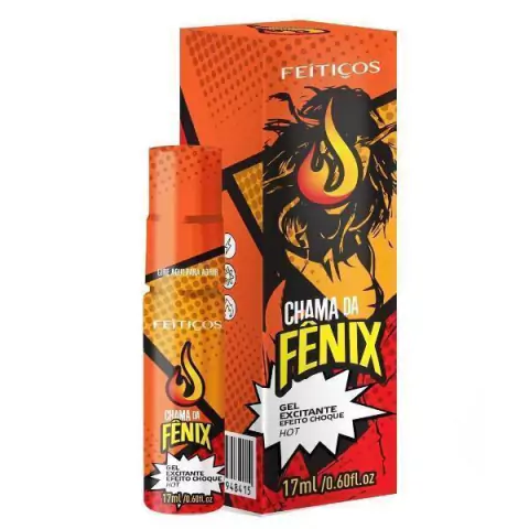 Chama da Fênix Gel Excitante Efeito Choque 17ml