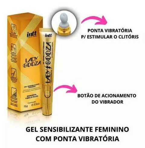 Lady Gooza Intt Gel Sensibilizante Ativador do Orgasmo 15g