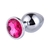 Plug Anal Metal / Alumínio Luxo com Pedra Grande PL009G 5847