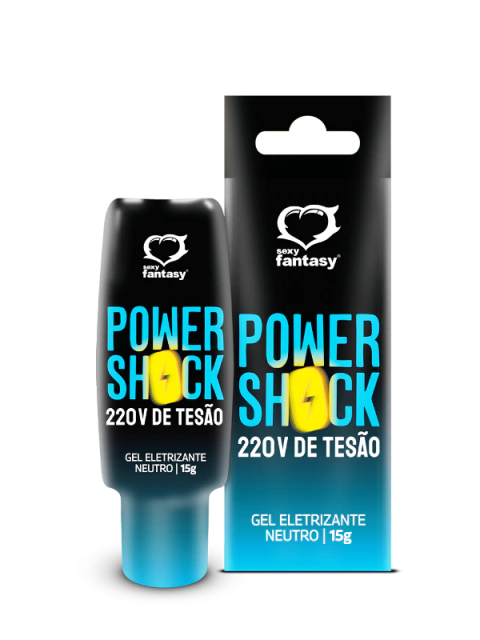 Power Shock 220v de Tesão Gel Eletrizante 15g Sexy Fantasy