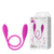 Vibrador Duplo Recarregável Flexível 7 Vibrações BI-014327-2