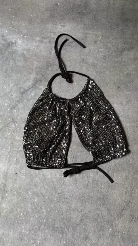 Top Cuadrado Lentejuela