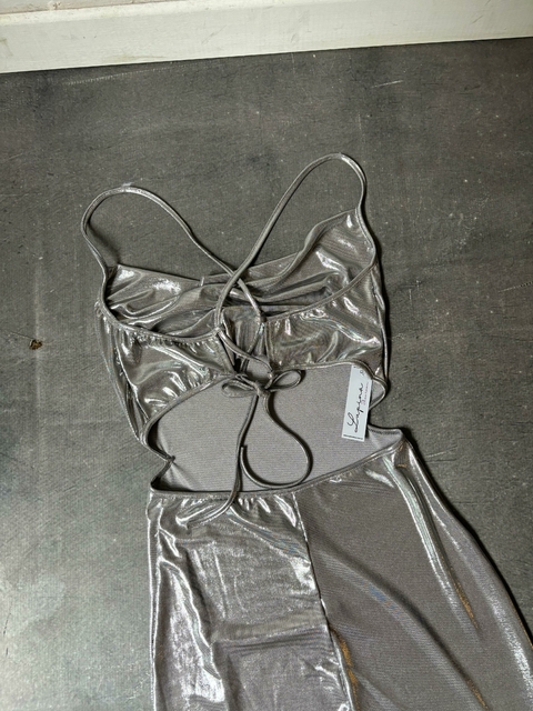 Vestido Largo Metalizado