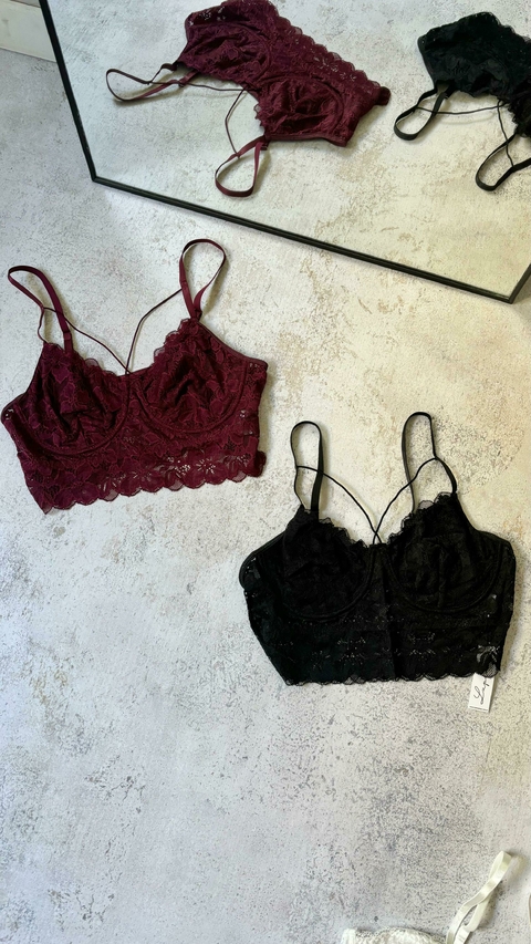 Corset Encaje con Tiras