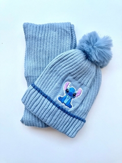 Gorro PomPom + Bufanda Stitch Importado (Edad: 2 a 5 años) - comprar online