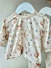 Batita + Pantalón Animalitos del Bosque (Algodón Gamuzado) - comprar online