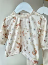 Batita + Pantalón Animalitos del Bosque (Algodón Gamuzado) - comprar online