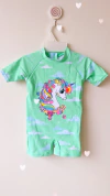 Malla Importada Unicornio Surf Verde (Protección UV 50 +)