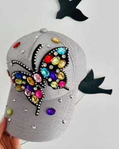 Gorra Mariposa Gris - comprar online