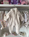 Enterito Teddy Corderito Natural (con capucha) - comprar online