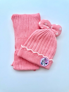 Gorro PomPom + Bufanda Minnie Rosa Importado (Edad: 2 a 5 años) - comprar online
