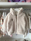 Campera Teddy Corderito Natural (con capucha) - comprar online