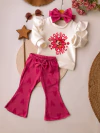 Conjunto Roma Súper Girl (Buzo Frizado + Calza Frizada + Moño) - comprar online
